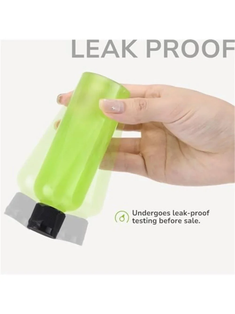 Travel Bottles TSA Approved Refillable Toiletry Containers Leakproof 5 Pack